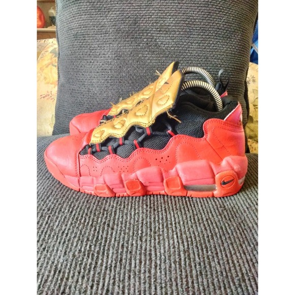 Nike Other - Nike Shoes Youth 6Y W7.5 Air More Money " Golden Bred" Sneakers AH5215-600